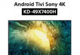 Android Tivi Sony 4K 49 Inch KD-49X7400H - Miễn phí lắp đặt