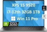 Dell XPS 15 9520 i7-12700H Ram 32GB SSD 1TB VGA rời NVIDIA GeForce RTX 3050 Ti Màn hình 15.6 Inch FHD+ IPS