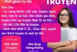 Tuyển CTV viết truyện Online thời gian tự do làm tại Đà Nẵng